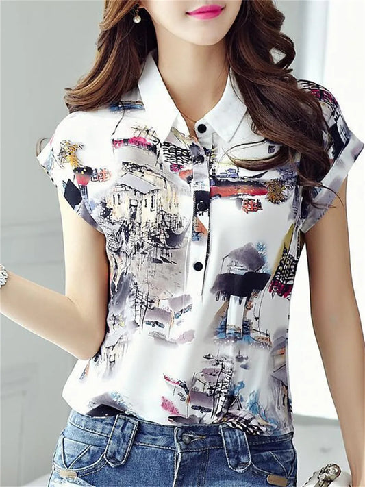 Women Chiffon Blouses